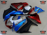 Suzuki GSXR750 (2011-2021) Blue, Black, White & Red Superman Fairings at KingsMotorcycleFairings.com