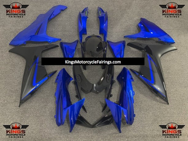 Suzuki GSXR750 (2011-2021) Blue, Black & Gray Fairings