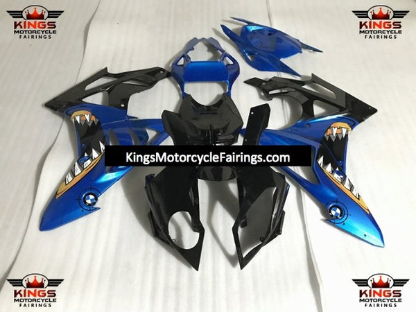 BMW S1000RR (2009-2014) Blue & Black Shark Fairings