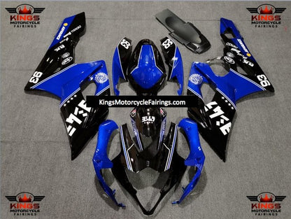 Suzuki GSXR1000 (2005-2006) Blue, Black & White #93 Fairings