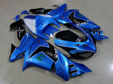 Fairing Kit For A Kawasaki ZX10R (2006-2007) Blue, Black & White