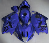 Blue Fairing Kit for a 1999, 2000, 2001, 2002, 2003, 2004, 2005, 2006, & 2007 Suzuki GSX-R1300 Hayabusa motorcycleSuzuki GSXR1300 Hayabusa (1999-2007) Blue, Black & White Fairings at KingsMotorcycleFairings.com