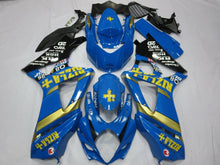 Suzuki GSXR1000 (2007-2008) Blue, Yellow, Black & Gold Rizla Fairings