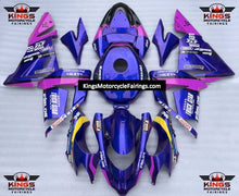 Fairing kit for a Kawasaki ZX10R (2004-2005) Blue, Pink, White, Black & Yellow