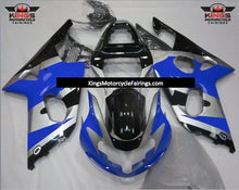 Suzuki GSXR1000 (2000-2002) Blue, Silver & Black Fairings