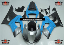 Suzuki GSXR1000 (2003-2004) Blue, Silver & Black Fairings