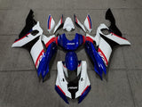 White, Blue, Red and Black Fairing Kit for a 2017, 2018, 2019 & 2020 Yamaha YZF-R6 motorcycle