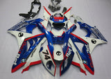 Blue, White and Red GoldBet Fairing Kit for a 2009, 2010, 2011, 2012, 2013 and 2014 BMW S1000RR motorcycle