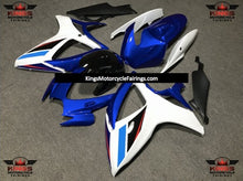 Suzuki GSXR600 (2006-2007) Blue, White, Black & Red Fairings
