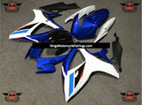 Suzuki GSXR600 (2006-2007) Blue, White, Black & Red Fairings