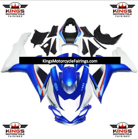 Suzuki GSXR750 (2011-2021) Blue, White, Black & Red Fairings