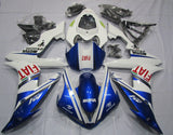 Blue, White and Red Fiat 46 Fairing Kit for a 2004, 2005 & 2006 Yamaha YZF-R1 motorcycle