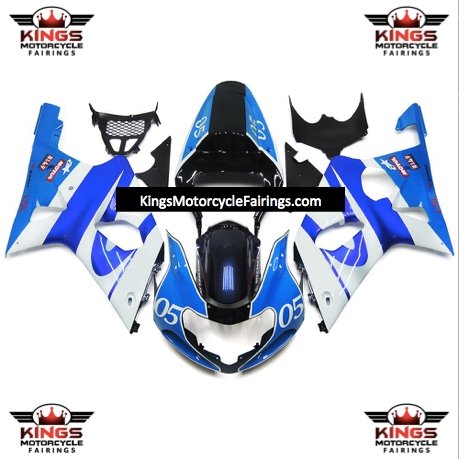Suzuki GSXR1000 (2000-2002) Blue, White & Black #05 Fairings