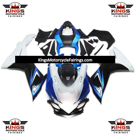 Suzuki GSXR750 (2011-2023) Blue, White & Black Fairings