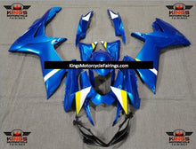 Suzuki GSXR600 (2011-2023) Blue, White & Yellow Fairings at KingsMotorcycleFairings.com