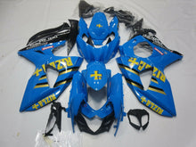 Blue, Yellow, Black and Gold Rizla Fairing Kit for a 2009, 2010, 2011, 2012, 2013, 2014, 2015 & 2016 Suzuki GSX-R1000 motorcycle