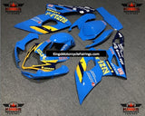 Blue, Yellow and Black Rizla Fairing Kit for a 2005 & 2006 Suzuki GSX-R1000 motorcycle