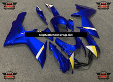 Suzuki GSXR600 (2011-2023) Blue, Yellow & White Fairings at KingsMotorcycleFairings.com