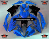 Blue and Black HP Fairing Kit for a 2017 and 2018 BMW S1000RR motorcycle