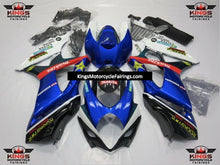 Suzuki GSXR1000 (2007-2008) Blue & Black Rockstar Fairings