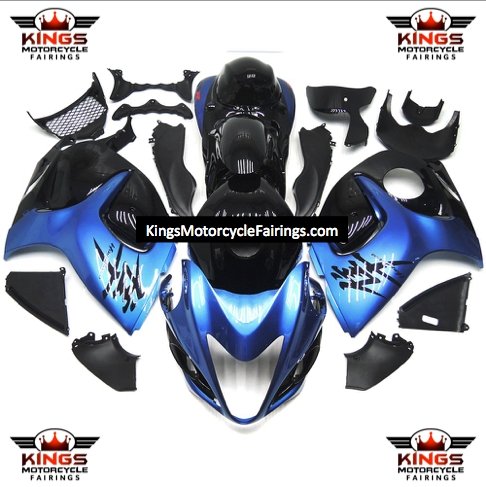 Suzuki GSXR1300 Hayabusa (2008-2019) Blue & Black Fairings