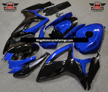 Blue and Black Fairing Kit for a 2006 & 2007 Suzuki GSX-R600 motorcycle