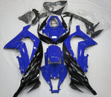 Blue and Black Fairing Kit for a 2011, 2012, 2013, 2014 & 2015 Kawasaki Ninja ZX-10R motorcycle