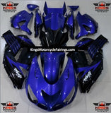 Blue and Black Fairing Kit for a 2006, 2007, 2008, 2009, 2010 & 2011 Kawasaki Ninja ZX-14R motorcycle