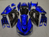 Blue and Black Fairing Kit for a 2012, 2013, 2014, 2015, 2016, 2017, 2018, 2019, 2020 & 2021 Kawasaki Ninja ZX-14R motorcycle