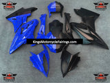 BMW S1000RR (2009-2014) Blue & Matte Black Split Fairings