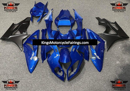 BMW S1000RR (2017-2018) Blue & Matte Black Fairings
