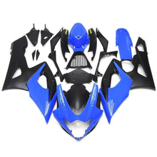 Blue and Matte Black Fairing Kit for a 2005 & 2006 Suzuki GSX-R1000 motorcycle