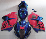 Blue and Red Fairing Kit for a 1999, 2000, 2001, 2002, 2003, 2004, 2005, 2006, & 2007 Suzuki GSX-R1300 Hayabusa motorcycle