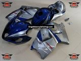 Suzuki GSXR1300 Hayabusa (1999-2007) Dark Blue & Silver Fairings at KingsMotorcycleFairings.com