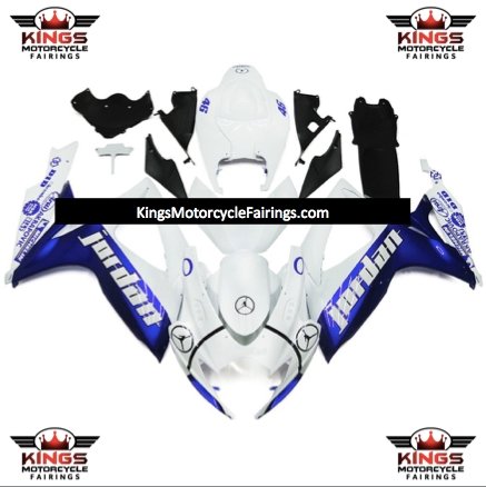 Suzuki GSX-R750 Fairings (2006-2007) Blue, White Jordan at KingsMotorcycleFairings.com