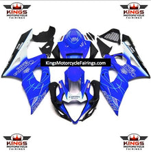 Suzuki GSXR1000 (2005-2006) Blue & White Tribal Corona Fairings