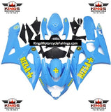 Suzuki GSXR1000 (2005-2006) Blue & Yellow Rizla Fairings