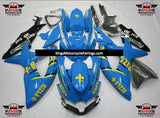 Suzuki GSXR600 (2008-2010) Blue & Yellow Rizla Fairings