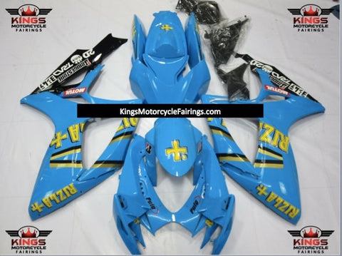 Suzuki GSXR750 (2006-2007) Blue & Yellow Rizla Fairings