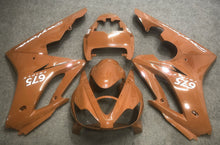 Bronze Orange and White Fairing Kit for a 2006, 2007 & 2008 Triumph Daytona 675 motorcycle