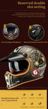 Brown Retro Beasley Open-Face Motorcycle Helmet is brought to you by KingsMotorcycleFairings.com