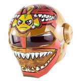 Brown Shark Iron Man Full Face Modular Motorcycle Helmet is brought to you by KingsMotorcycleFairings.com