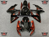 Suzuki GSXR600 (2006-2007) Burnt Orange, Black & Gray Fairings