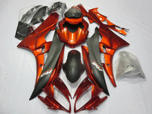 Burnt Orange and Matte Black Fairing Kit for a 2006 & 2007 Yamaha YZF-R6 motorcycle