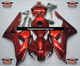  Candy Apple Red Fairing Kit for a 2006 & 2007 Honda CBR1000RR motorcycle