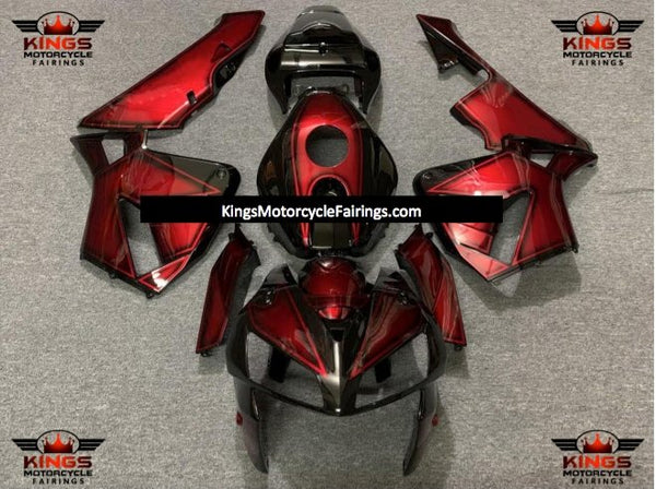 Honda CBR600RR (2005-2006) Candy Apple Red & Black Fairings