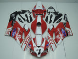 Red and White FIAMM Fairing Kit for a 2004 and 2005 Honda CBR1000RR motorcycle