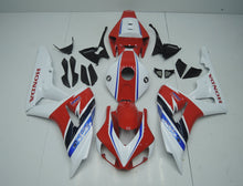Red, White, Blue and Dark Blue HRC Fairing Kit for a 2006 & 2007 Honda CBR1000RR motorcycle.