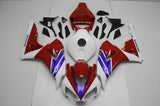 Red, White and Blue Fairing Kit for a 2006 & 2007 Honda CBR1000RR motorcycle