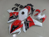 Red, White and Black Fairing Kit for a 2008, 2009, 2010 & 2011 Honda CBR1000RR motorcycle